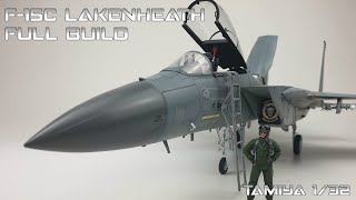 FULL VIDEO BUILD Tamiya 132 F15C RAF Lakenheath [upl. by Erastus]