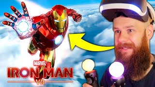 🔥 COO ZOSTAŁEM IRON MANEM KOZAK SIĘ LATA  Marvels Iron Man VR [upl. by Okihsoy]