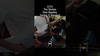 1251  The Strokes  Main Bassline [upl. by Ecyned]