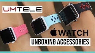 Unboxing Apple Watch Accessories from UMtele [upl. by Enomor743]