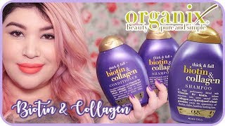 💟 RESENHA BIOTIN amp COLLAGEN  ORGANIX Produtos Gringos 💟 [upl. by Urita636]