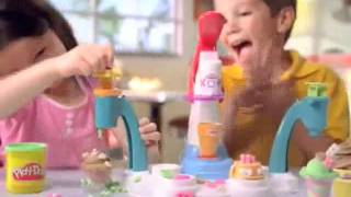 PlayDoh Magic Swirl Ice Cream Shoppe at Swim Inmp4 [upl. by Panthia]