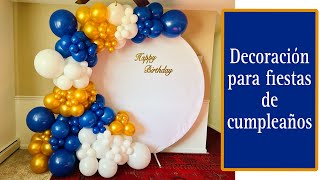 Decoración para fiestas de cumpleaños [upl. by Natassia]