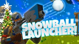 LEGENDARY SNOWBALL LAUNCHER  Fortnite BR Winter Update Gameplay  PS4 Fortnite LIVE [upl. by Mich]