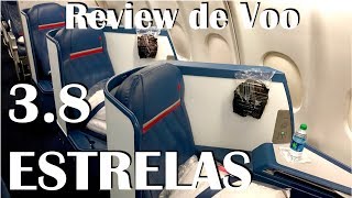 Review de voo DTWGRU Delta Airlines Classe Executiva A330200  38 ESTRELAS [upl. by Mathis780]