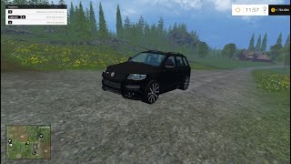 МОД VOLKSWAGEN TOUAREG R50 TYP 7L 2007 V10 ДЛЯ FARMING SIMULATOR 2015 [upl. by Ylrac34]