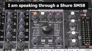 How to use a mixers internal effects processor [upl. by Atal]