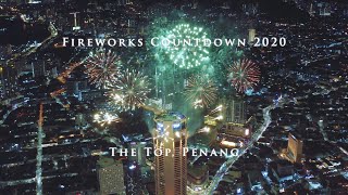 4K Fireworks Countdown 2020  The Top Penang [upl. by Herzen]