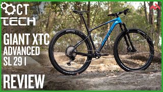 2020 Giant XTC Advanced SL 29 1 hardtail review fast as [upl. by Laenahtan]