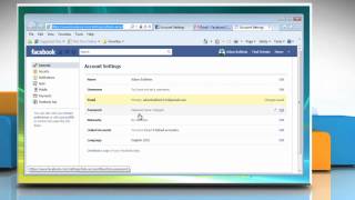 How to Change your Login Email Address on Facebook® [upl. by Soo]