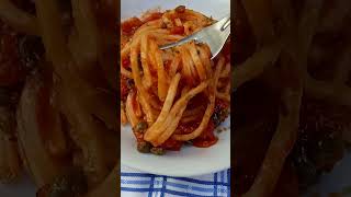 Troccoli pasta tipica pugliese alla pizzaiola una delizia da assaporare🍝💝🏠  puglia pasta [upl. by Nifares]