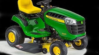 John Deere D105 Auto Lawn Tractor Review [upl. by Eadahc684]