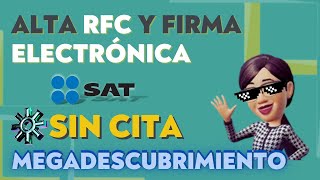 😎 ❗TRAMITA TU RFC Y TU EFIRMA SAT SIN CITA❗  MEGA TIP  PROBABLEMENTE TAMBIÉN SEA TU CASO 😱 [upl. by Phelips201]