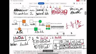 Exercícios em Genética  Leis de Mendel interação gênica linkage polialelia e mais [upl. by Neirda884]