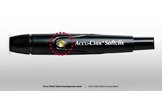 Setting Up and Using the AccuChek Guide Meter with an AccuChek Softclix Lancing Device [upl. by Sinnek]