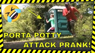 Funny Porta Potty ATTACK Prank [upl. by Ennelram]