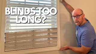 Shortening Faux Wood Blinds The Ultimate Guide [upl. by Yzzik408]