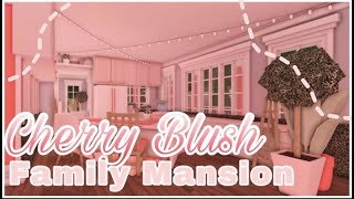 Cherry Blush Family Mansion BLOXBURG [upl. by Intisar]