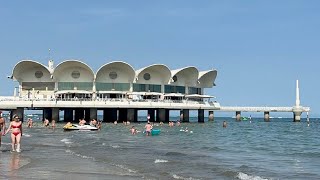 🇨🇮 Lignano Sabbiadoro beach 2023  Walking on the seaside in Italy 2023 [upl. by Enyrat]