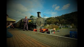 MAGNIFICENT 7754 at The Llangollen Railway 24032024 [upl. by Eylrac14]