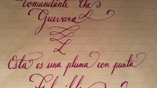 Aprender caligrafía  Guías de linea para manuscrita  Cooperplate etc [upl. by Rema]