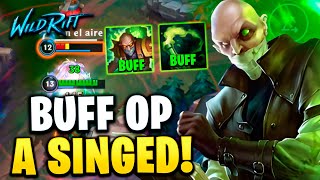 ¡SINGED TOP ES SIN DUDA EL CAMPEÓN MAS MOLESTO  Ubaman Wild Rift [upl. by Ahtela848]