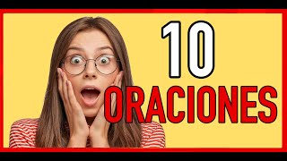 10 ORACIONES ✅ 10 oraciones interrogativas ✅ 10 oraciones exclamativas ✅ 10 oraciones cortas ✅ [upl. by Fillian]