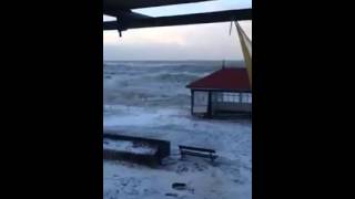 Storm in Aberystwyth UK [upl. by Teiluj]