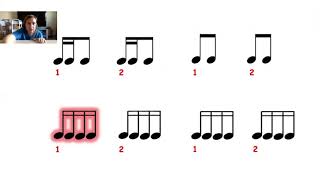 Corchea y dos Semicorcheas  Badinerie tutorial [upl. by Enellij922]