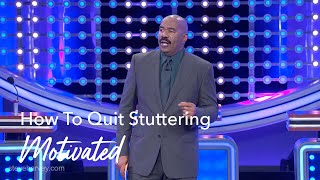 How I Got Over My Severe Stuttering Problem  Motivated Talks With Steve Harvey [upl. by Hacissej753]