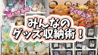 【ポケモングッズ収納】ぬいぐるみやフィギュアなどの整理収納方法を聞いてみました！ [upl. by Eyt]