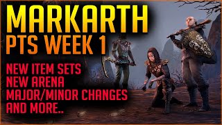 Markarth U28 PTS Week 1 Patch Notes  Elder Scrolls Online ESO [upl. by Atnoled772]