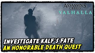 AC Valhalla Investigate Kalfs Fate in An Honorable Death Quest Guide [upl. by Rivkah]