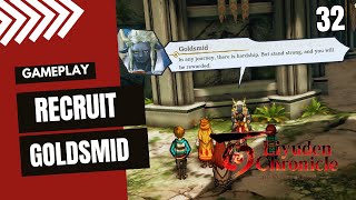 EIYUDEN CHRONICLE HUNDRED HEROES RECRUIT GOLDSMID MARKUS KING OF THE REVENANTS YARNAAN GAMEPLAY 32 [upl. by Adieno]