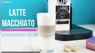 Wie bereite ich einen Latte Macchiato mit einer Nespresso Maschine zu [upl. by Kinson]