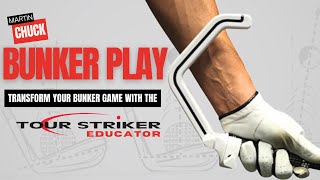 Improve Bunker Shots with the Tour Striker Educator  Martin Chuck [upl. by Raynold]