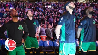 The Celtics honor Kobe Bryant with pregame ceremony in Boston  NBA on ESPN [upl. by Nealson107]