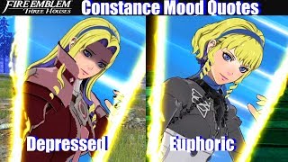 FE3H Sad Constance vs Euphoric Constance Quotes  Fire Emblem Three Houses [upl. by Eggett]