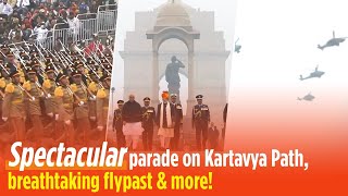 Spectacular Republic Day celebrations at Kartavya Path in New Delhi [upl. by Vookles]