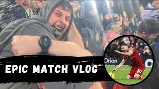 Watch from stands that appalling dive  Liverpool 42 Newcastle United [upl. by Aniluap]