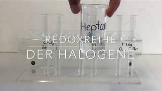 Redoxreihe der Halogene [upl. by Beall]