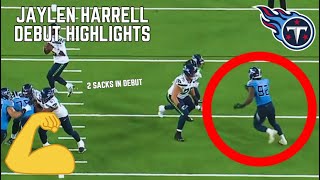 ROOKIE Jaylen Harrell NFL Debut Highlights 💪  NFL Preseason 2024 [upl. by Stringer246]