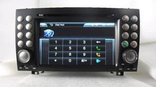 Benz SLK R171 DVD Player GPS Navigation TV Bluetooth [upl. by Grossman]