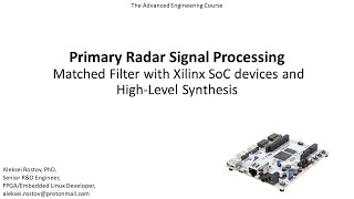 Matched Filter in frequency domain Vitis HLS Implementation [upl. by Ora496]