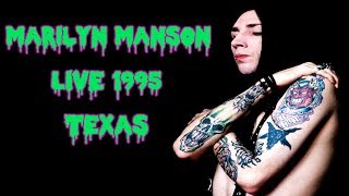 Marilyn Manson  Live at Headliners in San Antonio Texas 1995 HD REMASTERED [upl. by Maleki]