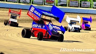 iRacing Dirt Winged Micro Sprints at Limaland [upl. by Ennavoj]