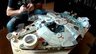 Fast Speed Build Star Wars DeAgostini Millennium Falcon  10 Minutes [upl. by Lars]