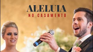 Noivo e padrinhos cantam ALELUIA Hallelujah  Casamento Lucas Berton e Patrícia Devens [upl. by Yrok]