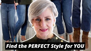 5 types of jeans every woman needs  style over 50 [upl. by Urion60]