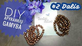 DIY  2 apyrankiu verimo pamoka How to make a bracelets part 2 [upl. by Remmos861]